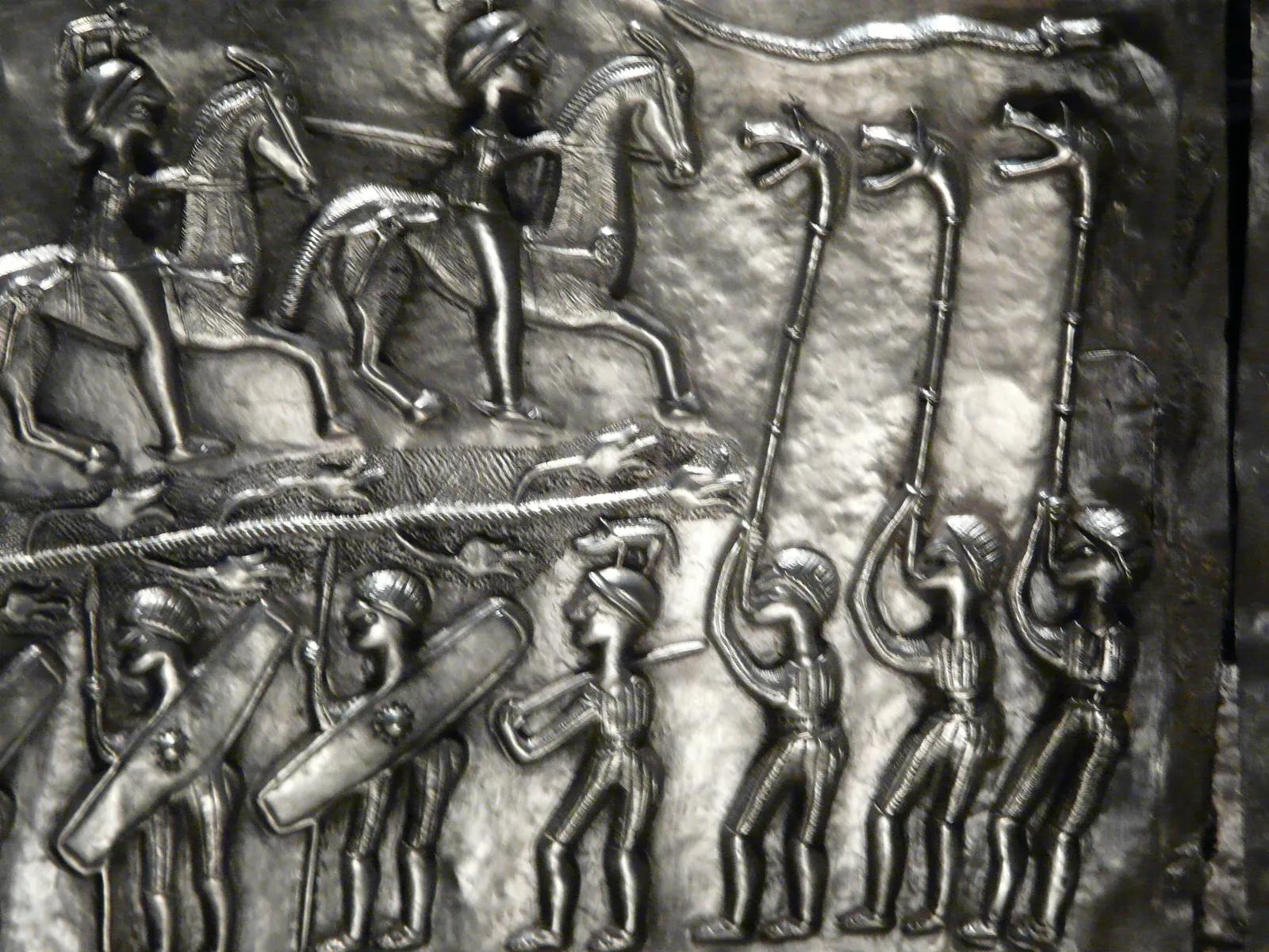 Celtic Warriors and Carnyx Players