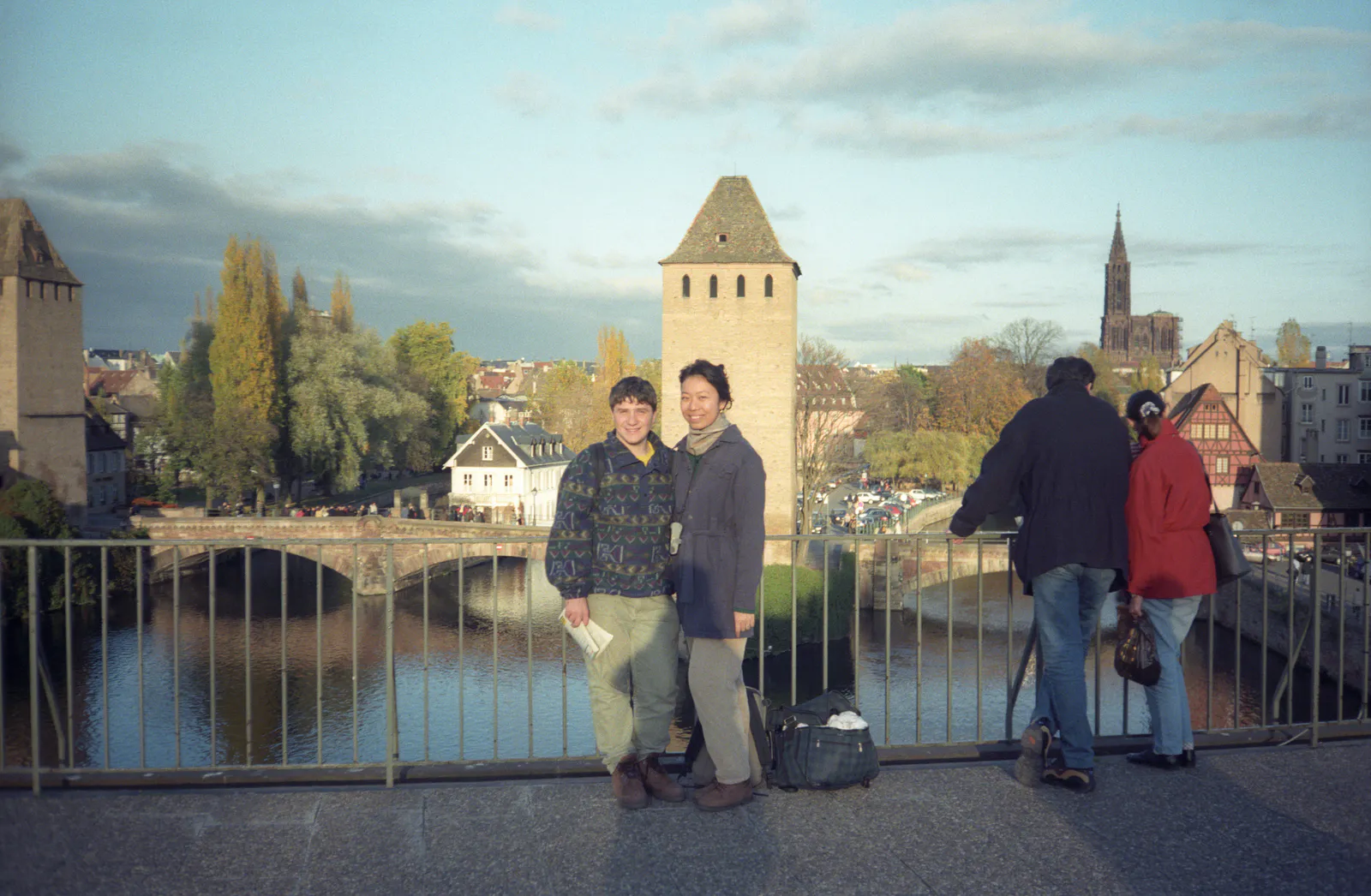 Max and Frances at the Covered Bridges