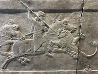 King Strikes from Chariot