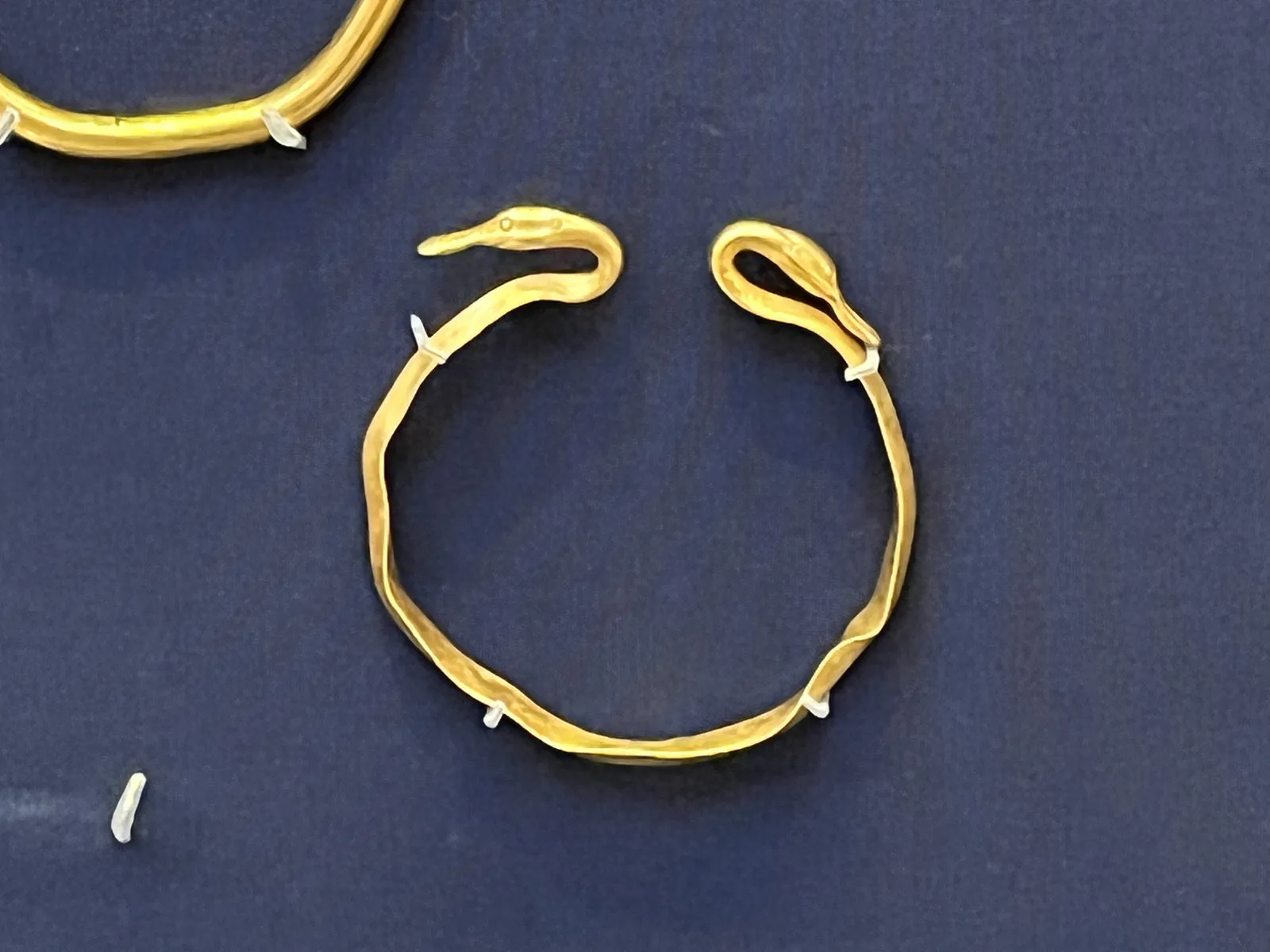 Gold Bracelet with Duck Heads