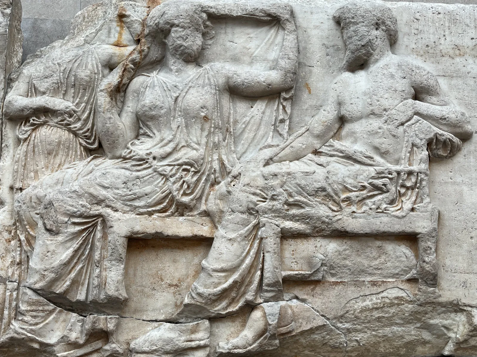 Zeus, Hera, and Iris