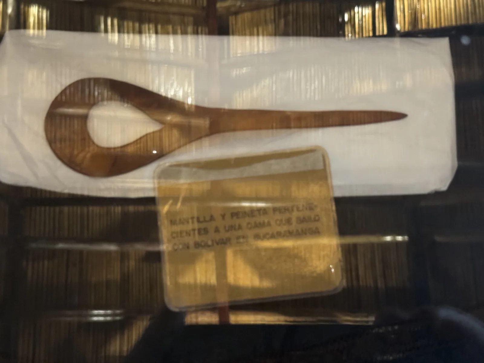 Mantilla and Hair Comb of a Bucaramanga Lady