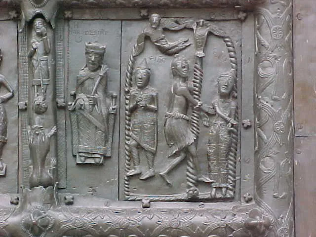 Relief du roi Hérode provenant des Portes de Magdebourg