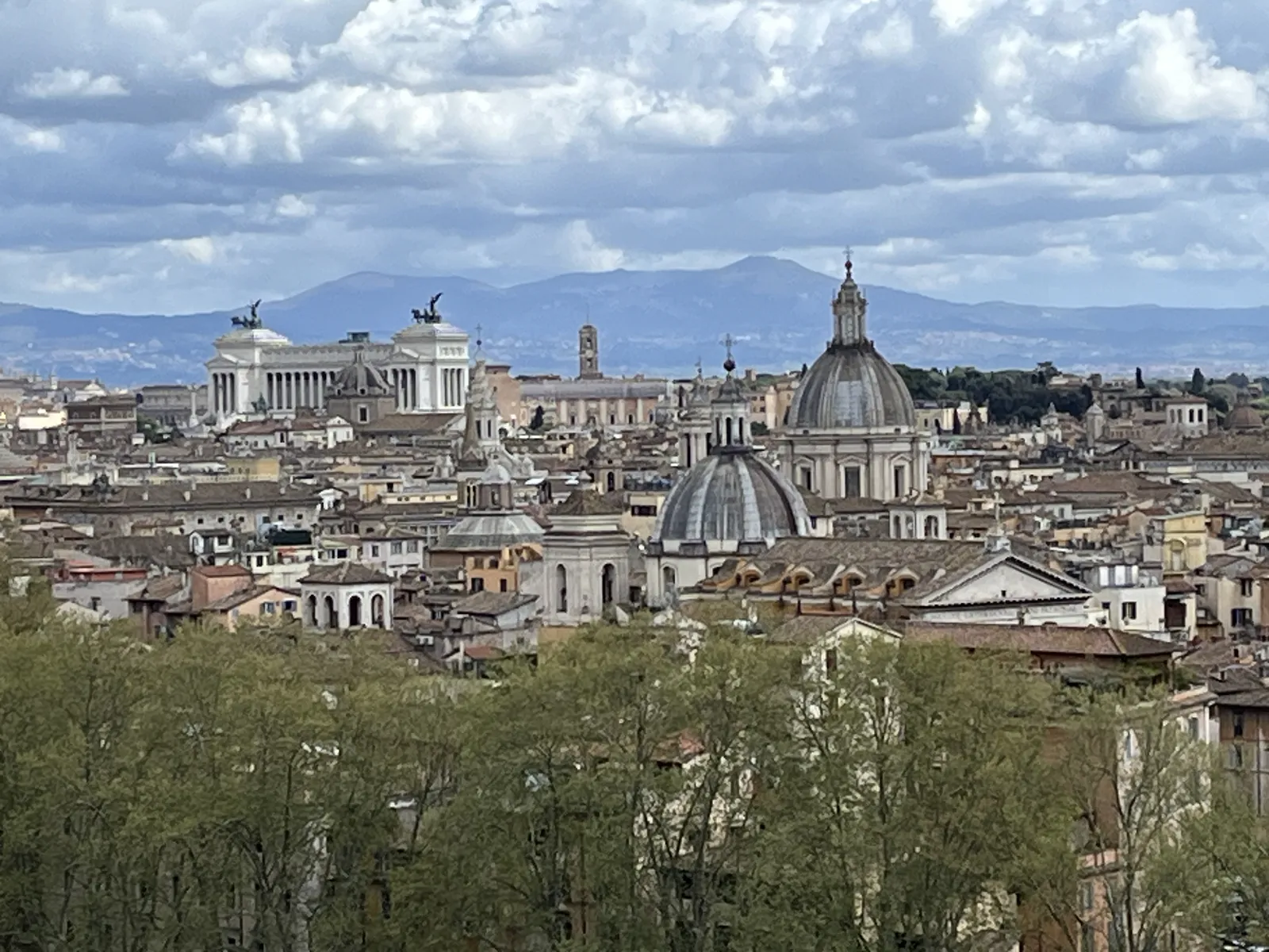 View Toward the Altare della Patria from Castel Sant’Angelo