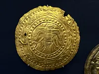 Gold Roundel with Winged Figure