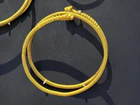 Gold Bracelet with Animal Finials