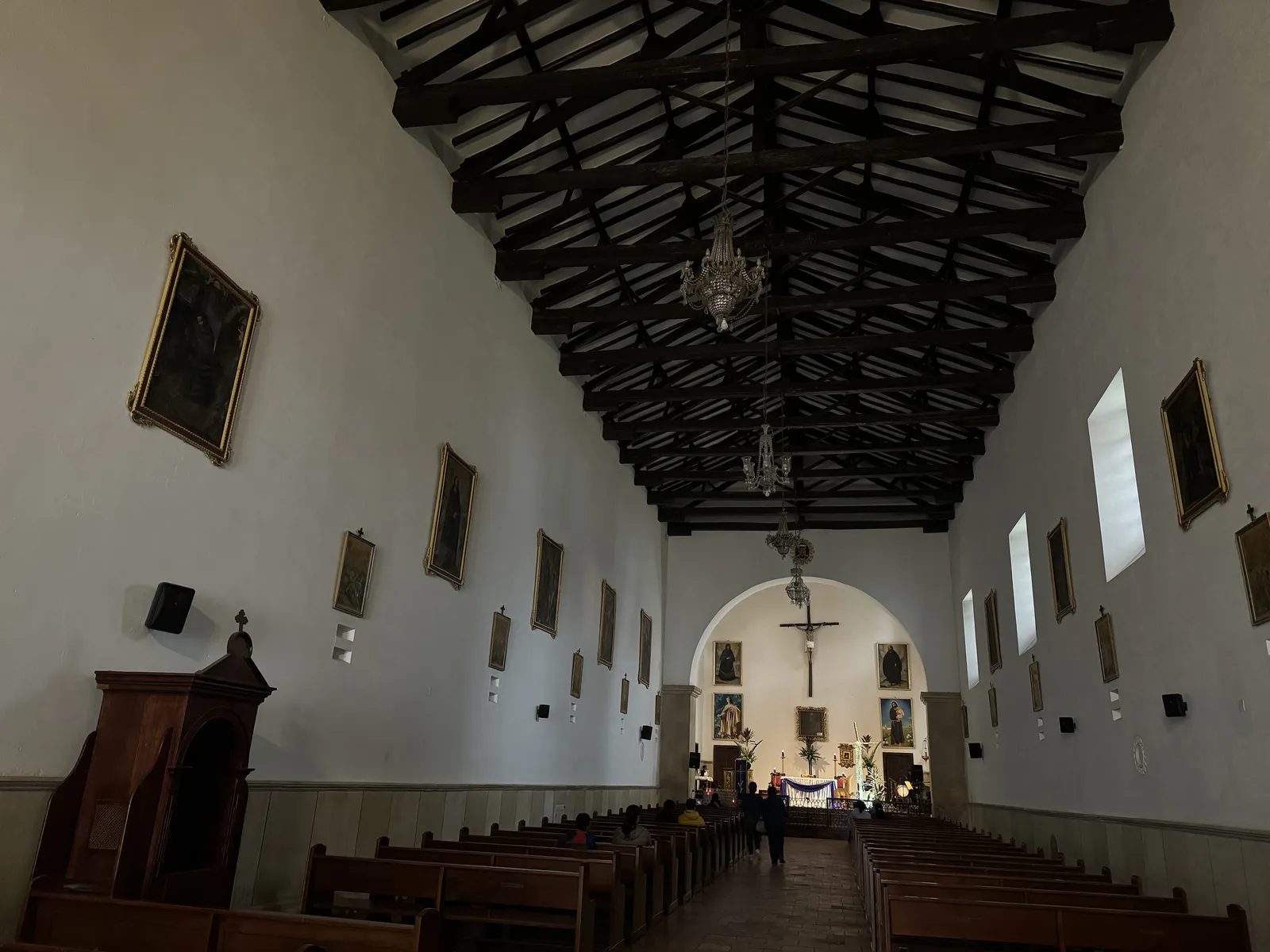 Interior of the Church of Our Lady of Mount Carmel