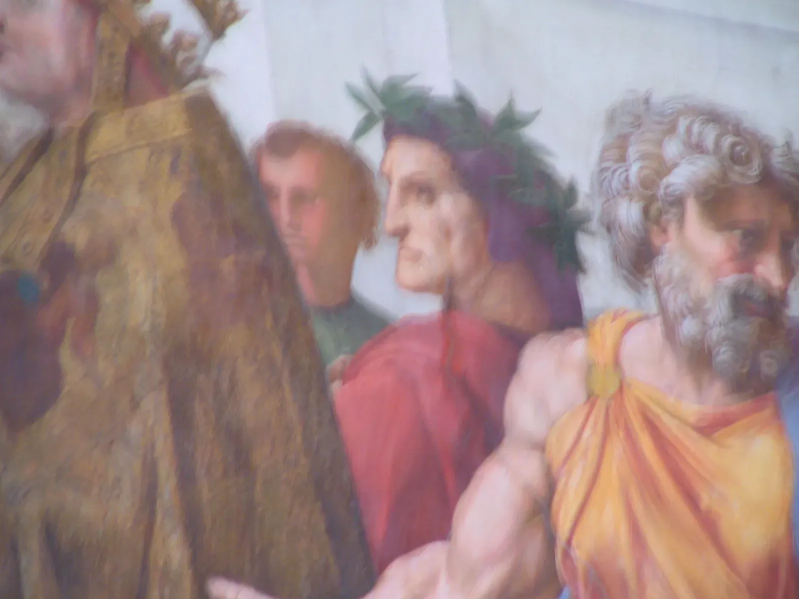 Dante and Heraclitus (detail)