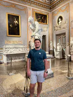 Max aming Berninis and Caravaggios