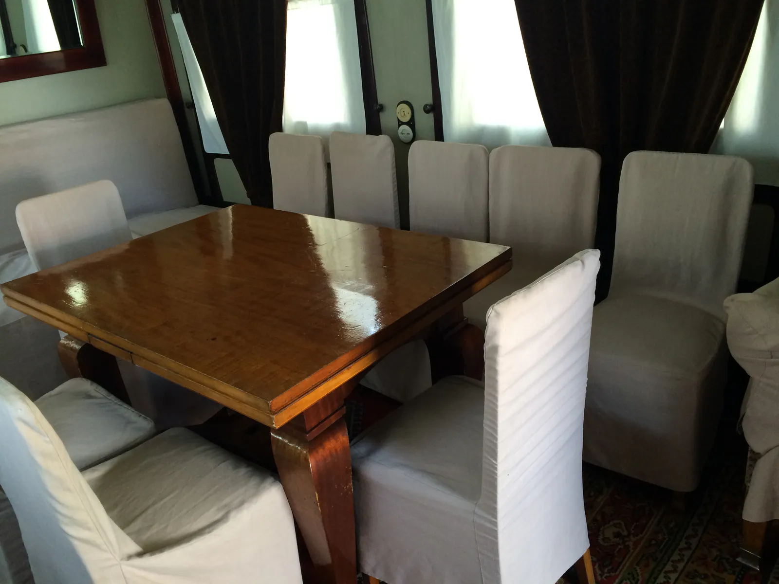 スターリン専用列車の食堂車