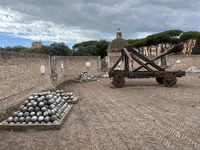 Rooftop Catapult and Ammunition