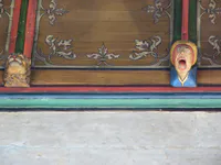 Grotesque and Lion Corbels