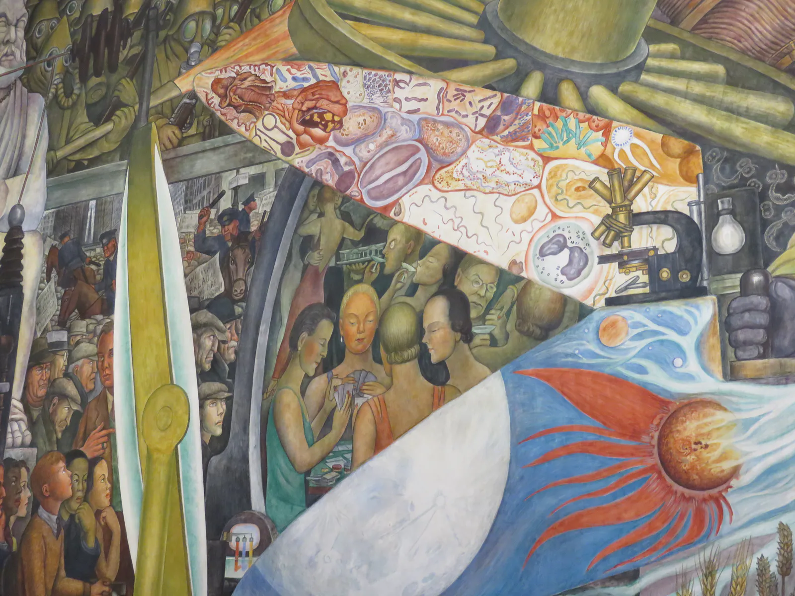 Man, Controller of the Universe (detail)