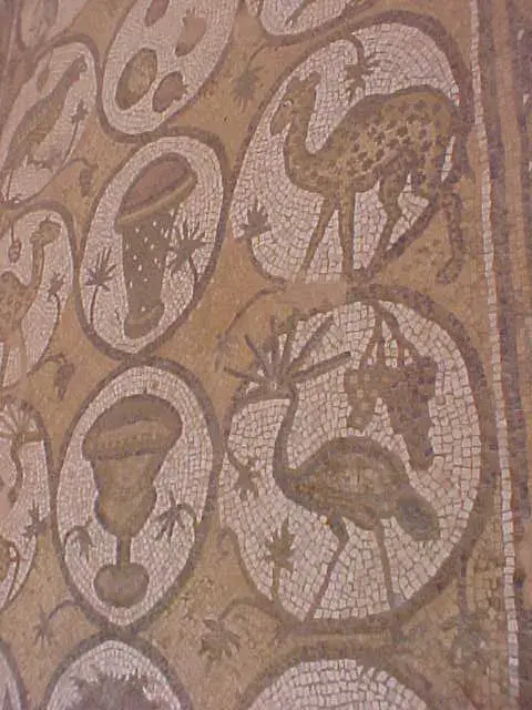 北側身廊のモザイク