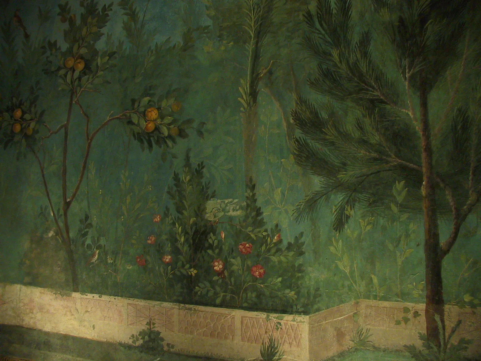 Garden Room Frescos from Livia's Villa
