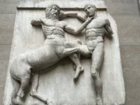 Centaur and Lapith in Violent Struggle
