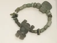 Greater Nicoya Jadeite Necklace with Pendant