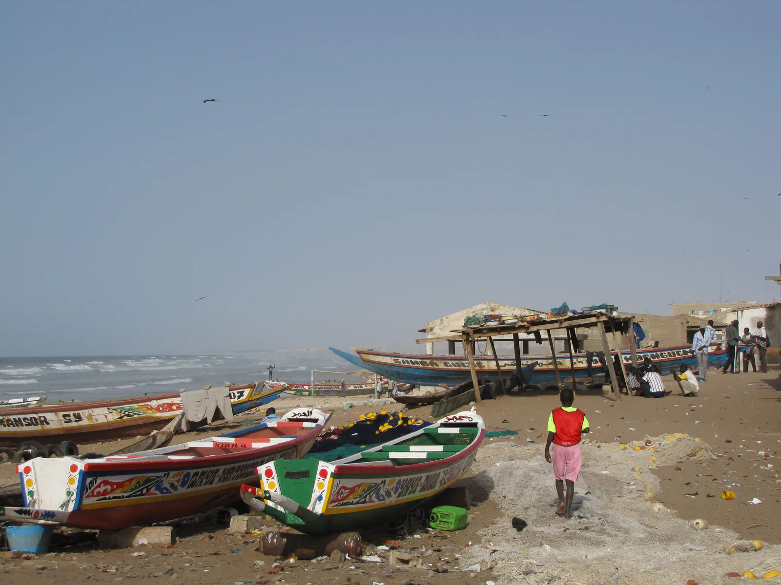 Fishing Boats on the Atlantic Shore