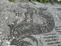 Marine Deity on a Sea Creature