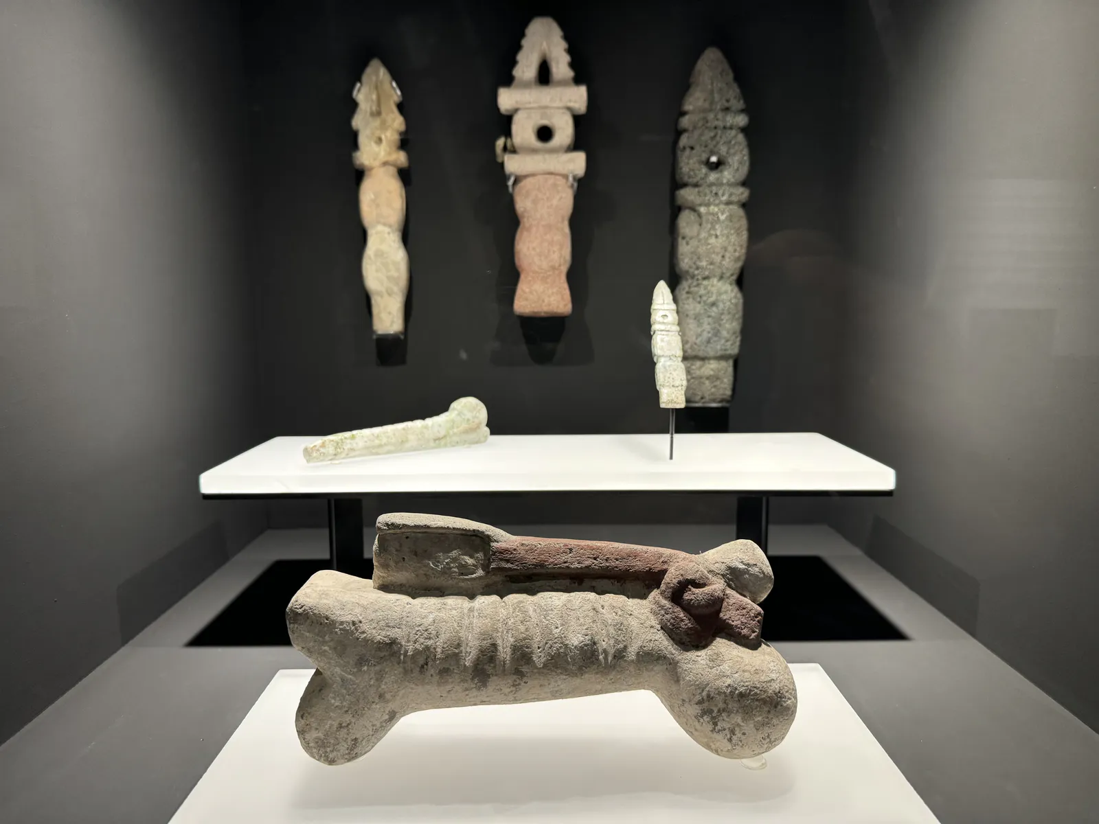 Shell Trumpet and Stone Instruments