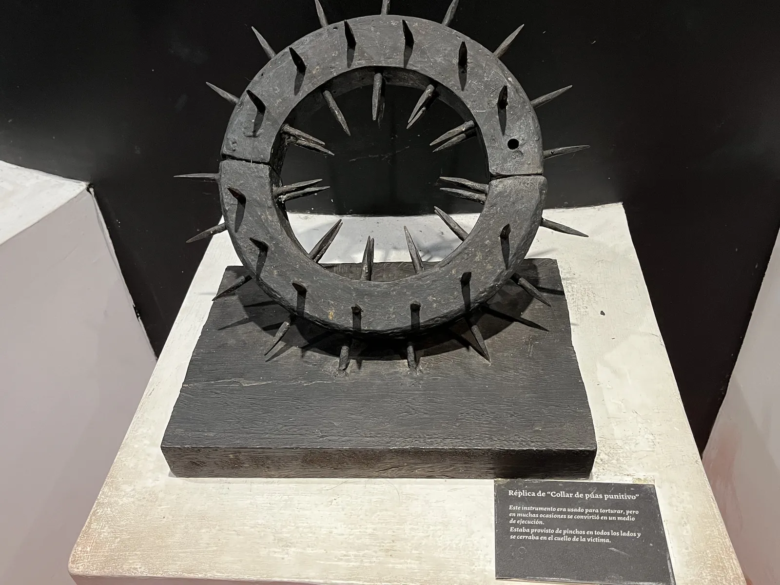 Карательный ошейник с шипами