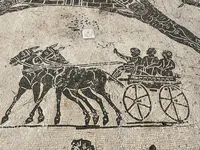 Mule Cart with Passengers