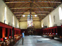 Luis in the Great Hall of the Hôtel-Dieu