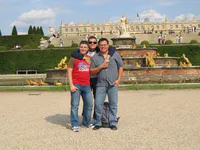 Max, Luis, and JJ at Latona Fountain