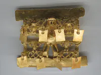 Diquís Gold Pendant with Dangling Ornaments