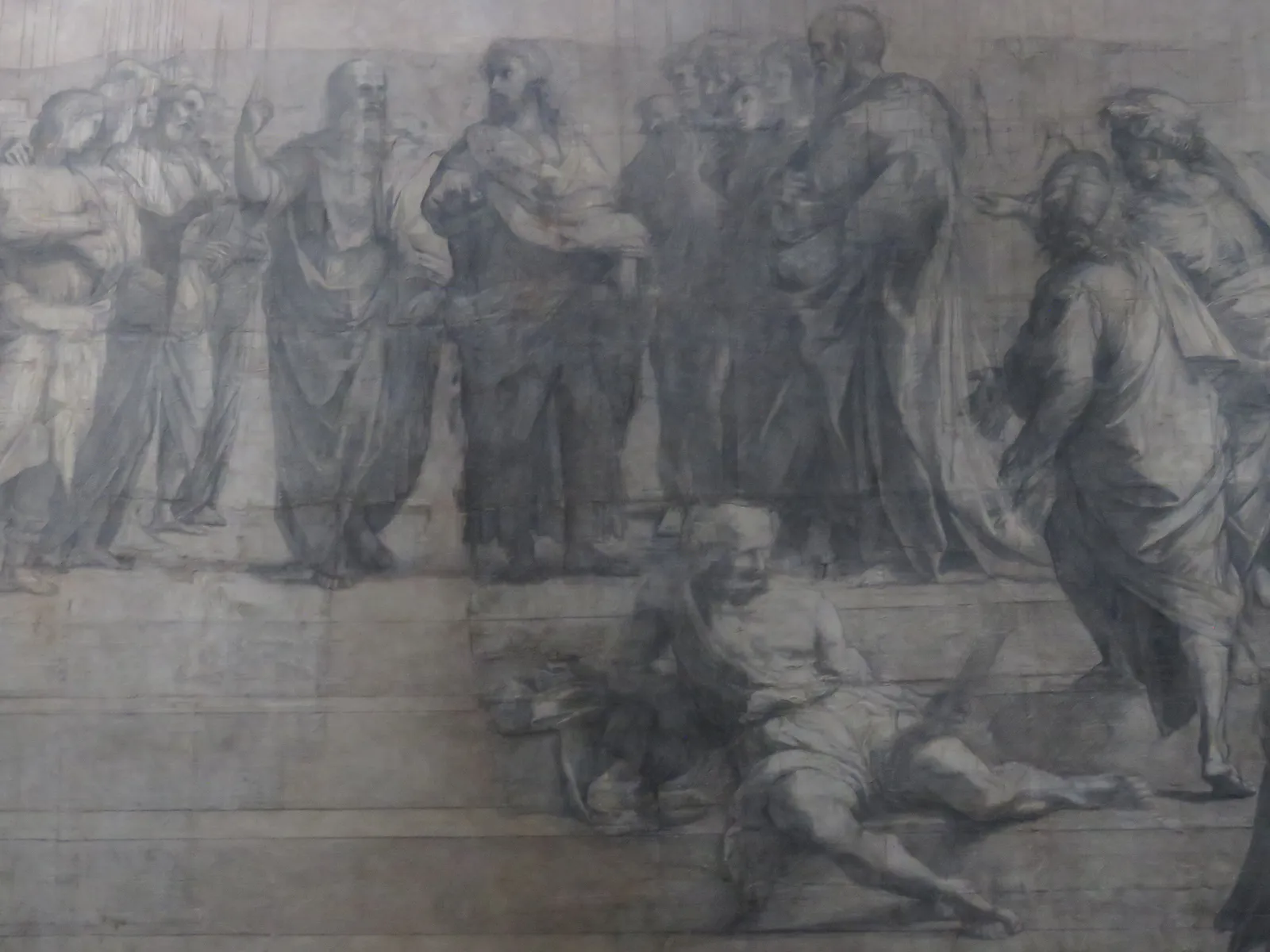 Cartoon for The School of Athens (detail)