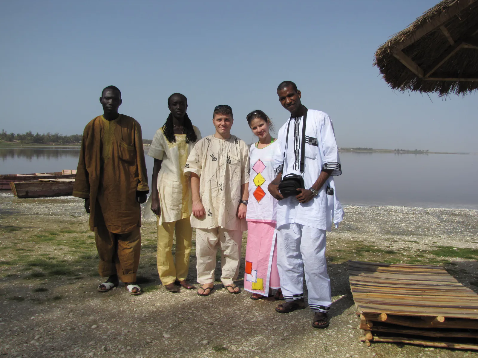 Lac Rose Gathering in Traditional Dress