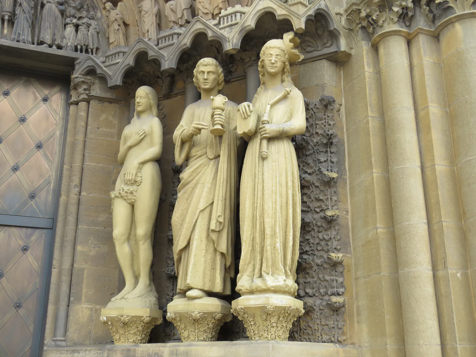 Eva, St John and Synagoga