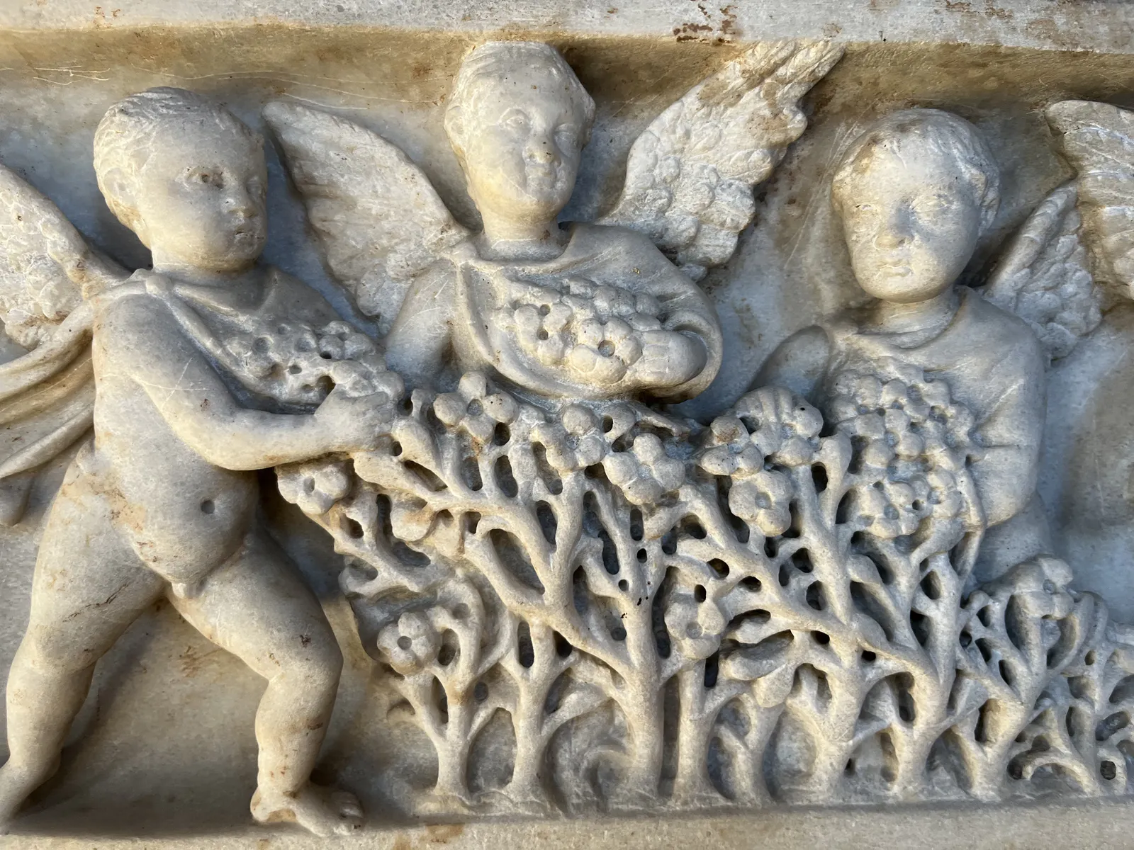 Putti Gathering Blossoms