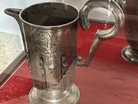 Silver Jug with Ornamental Handle