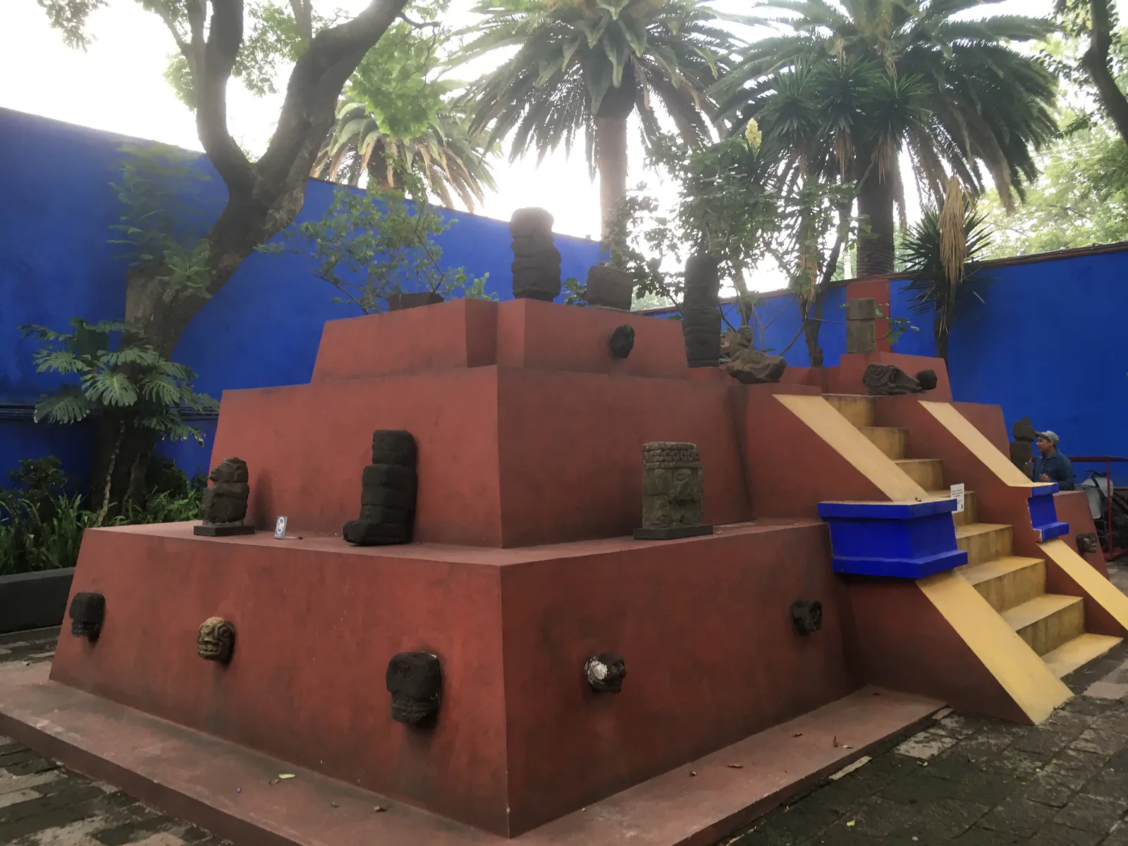 Pre-Hispanic Pyramid in Frida’s Garden
