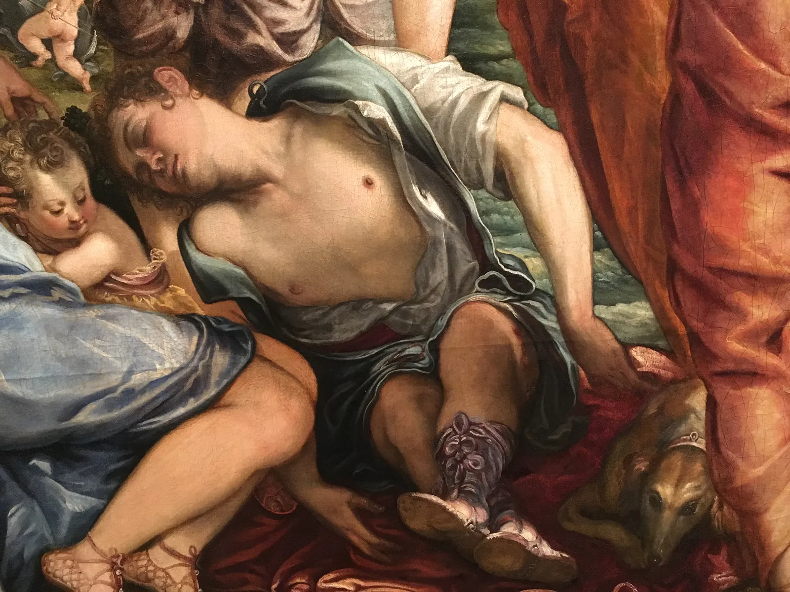 Venus Fainting Over Adonis
