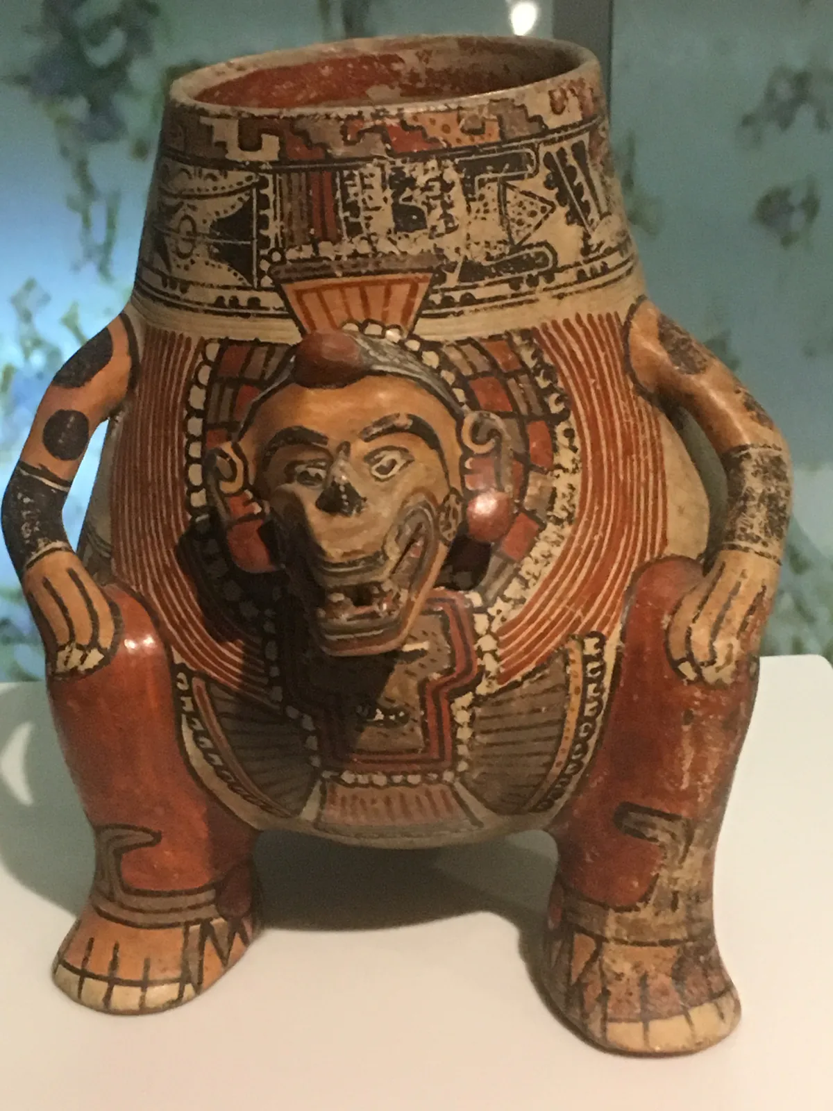 Nicoya Tripod Vessel with Shaman-Jaguar Hybrid