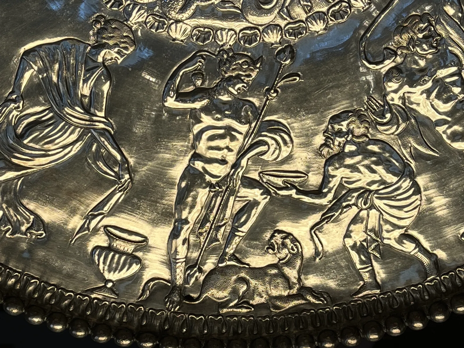 Platters with Bacchic Decoration