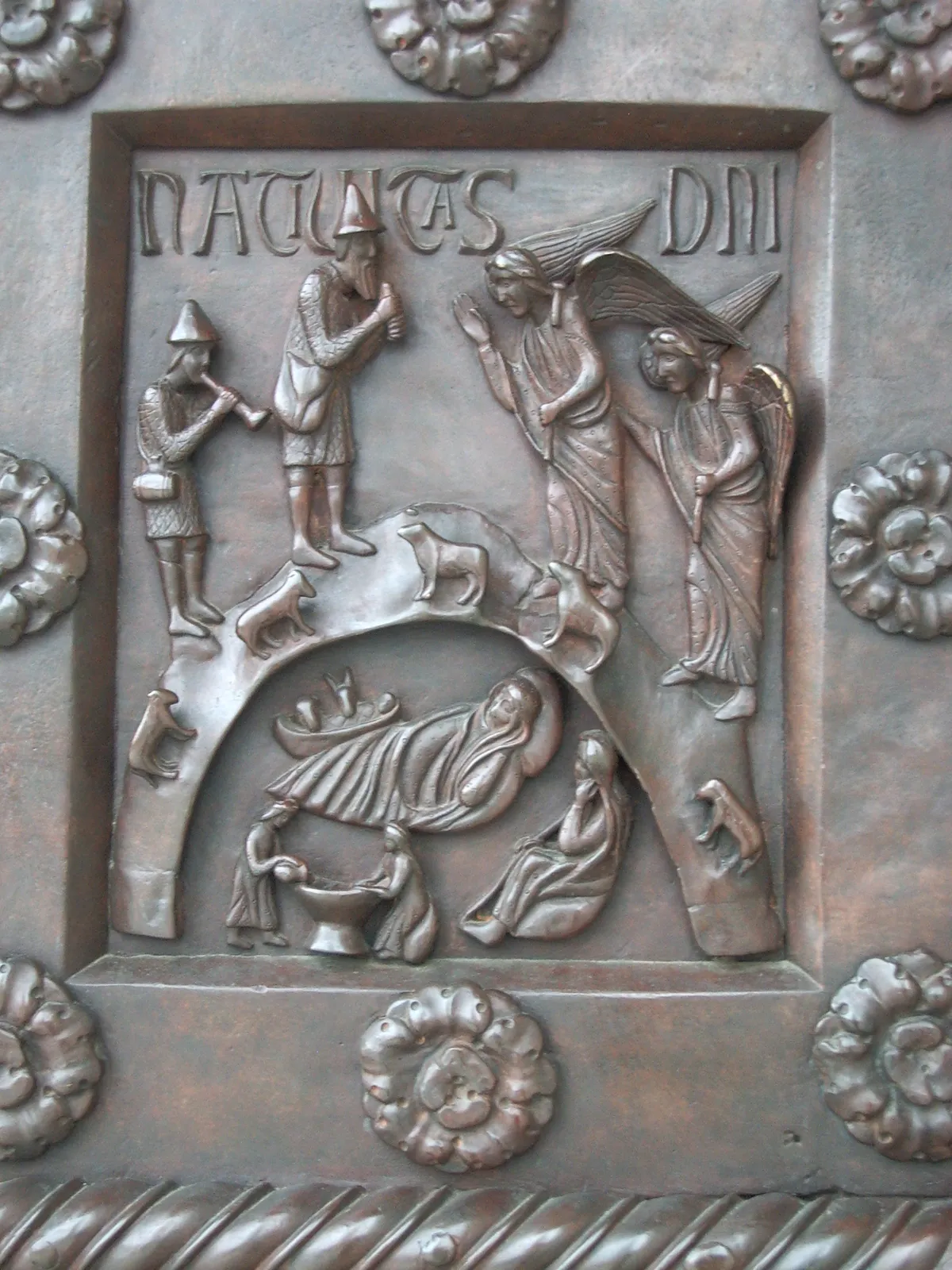 主の降誕（細部）