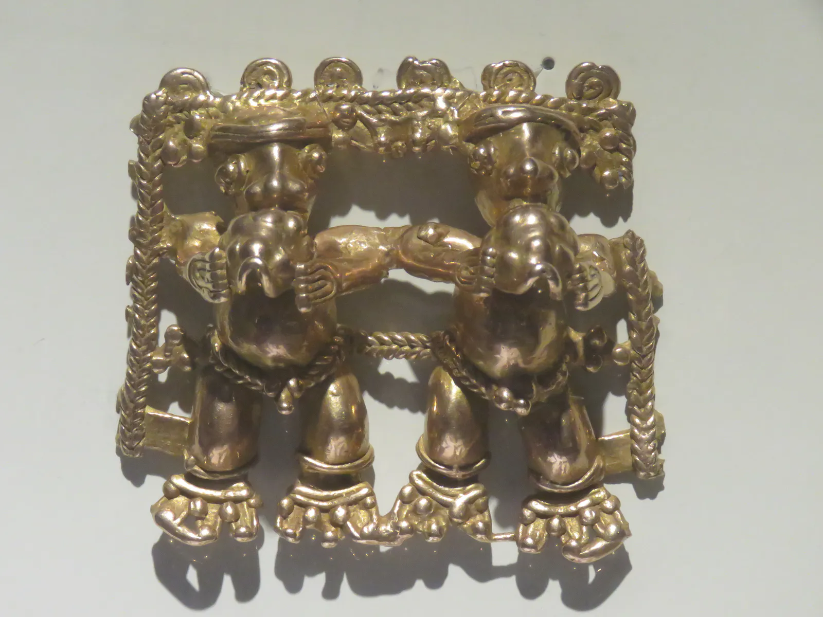 Diquís Gold Figures with Rattles