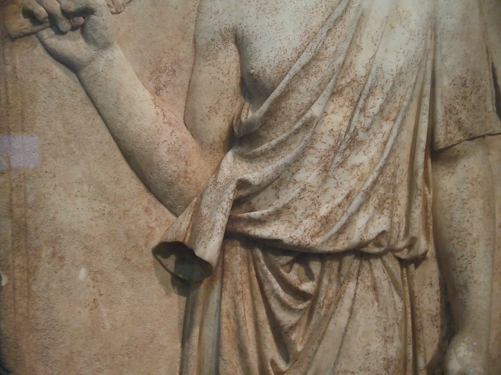 Marble Relief of Antinous as Silvanus