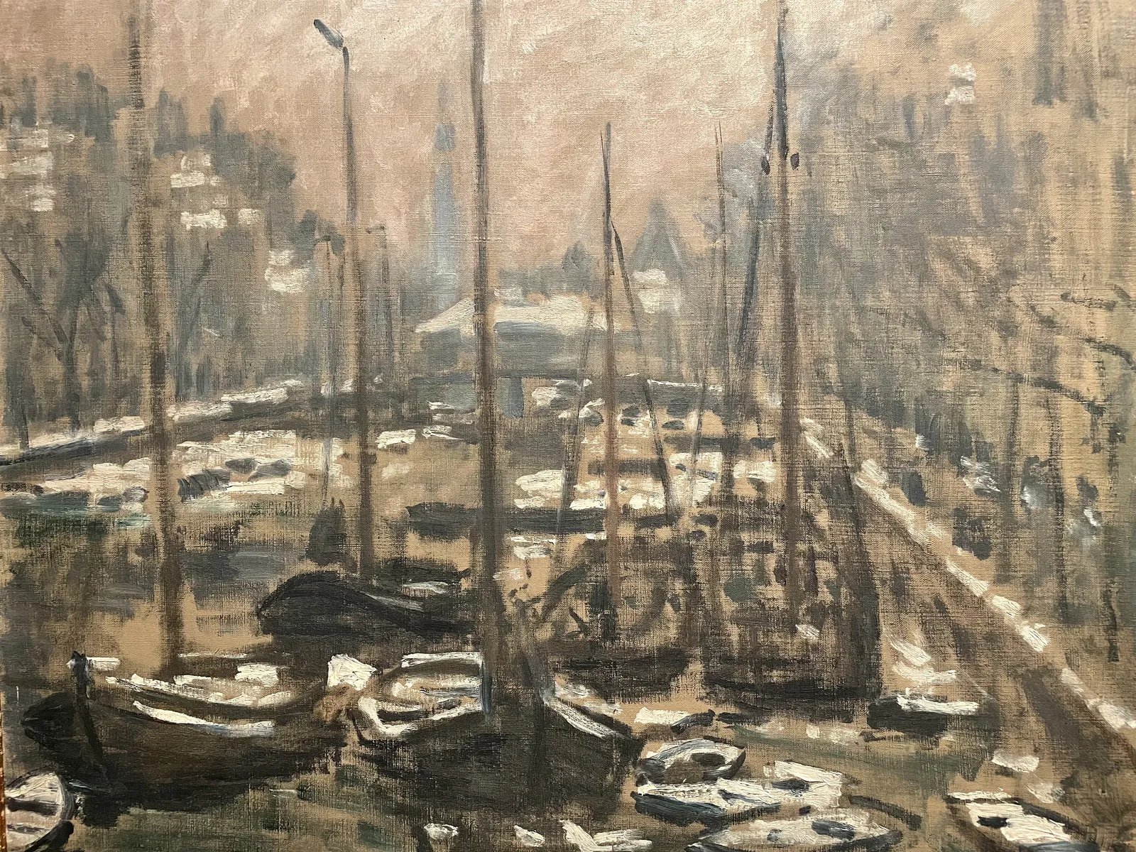 خيلدرسيكاده في أمستردام في الشتاء