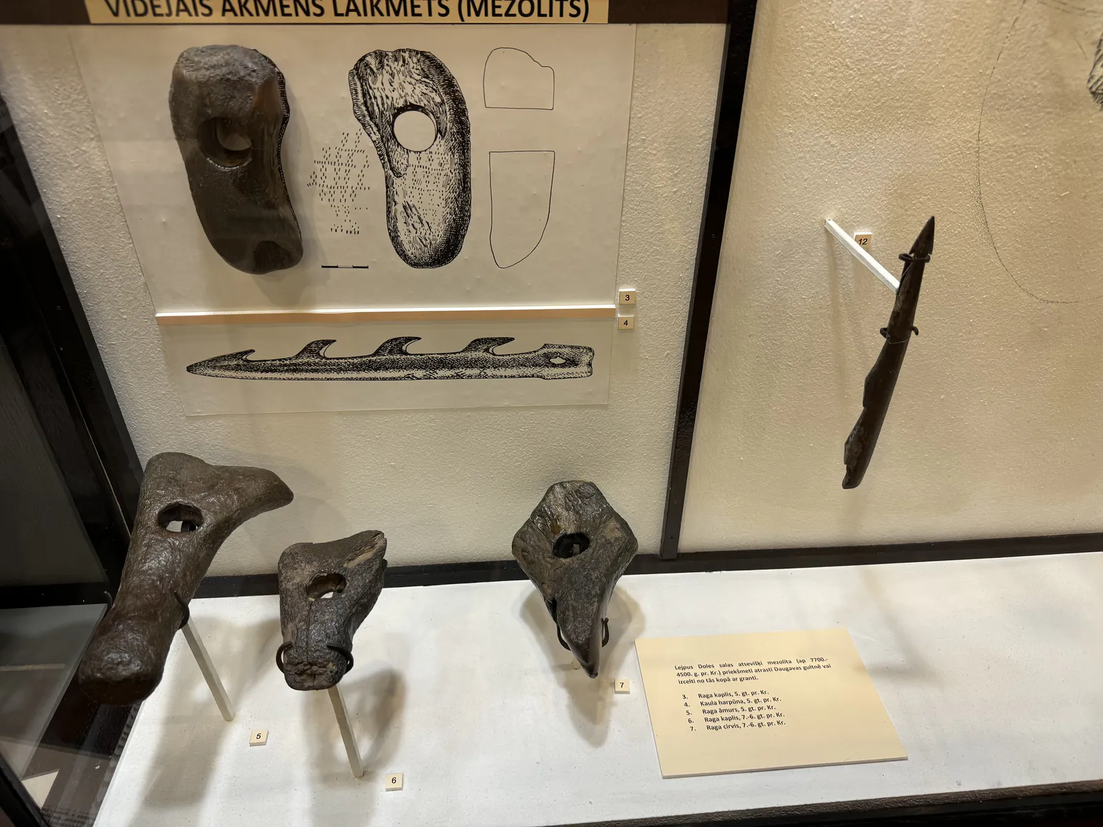 Mesolithic Tools from Daugava River