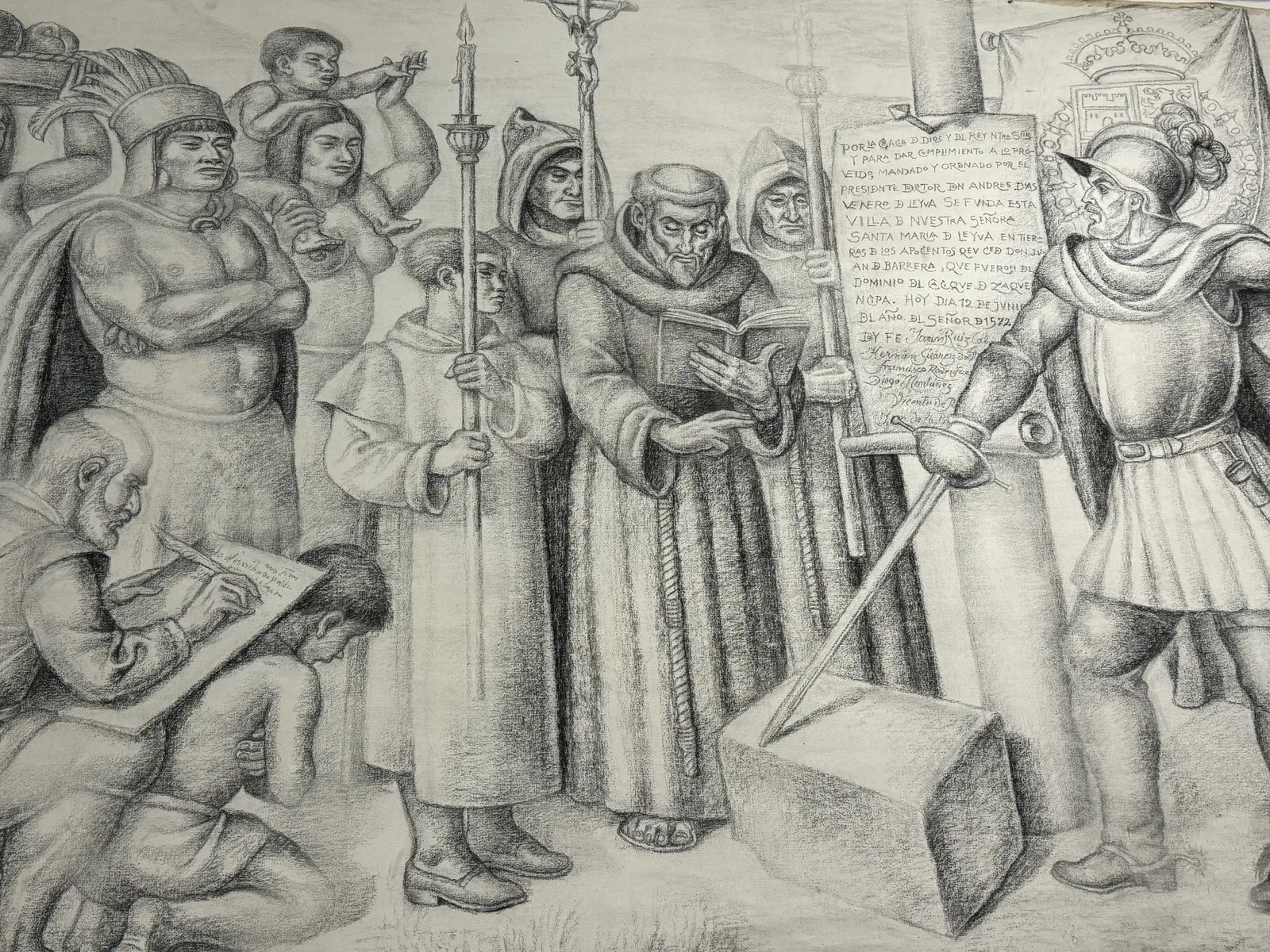 Modell für die Gründung von Villa de Leyva