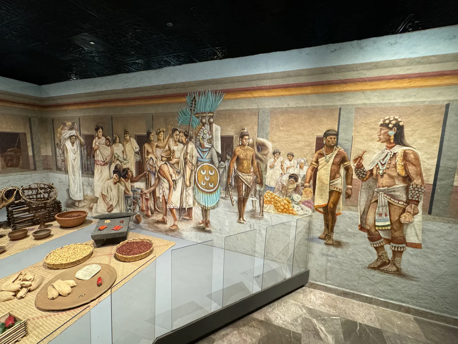 Mexica Tribute and Market Scene