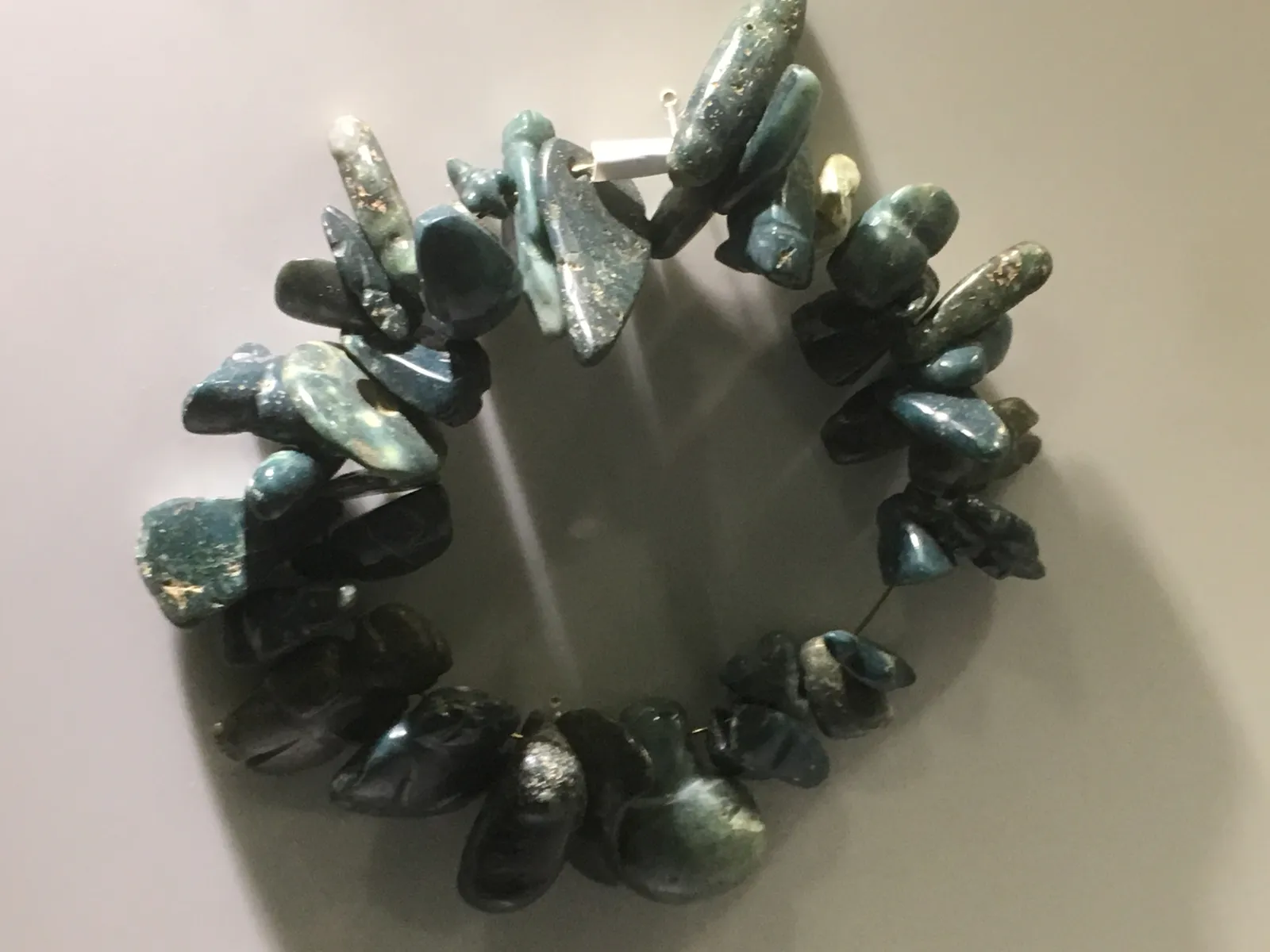 Collier de perles de jade de Guanacaste-Nicoya