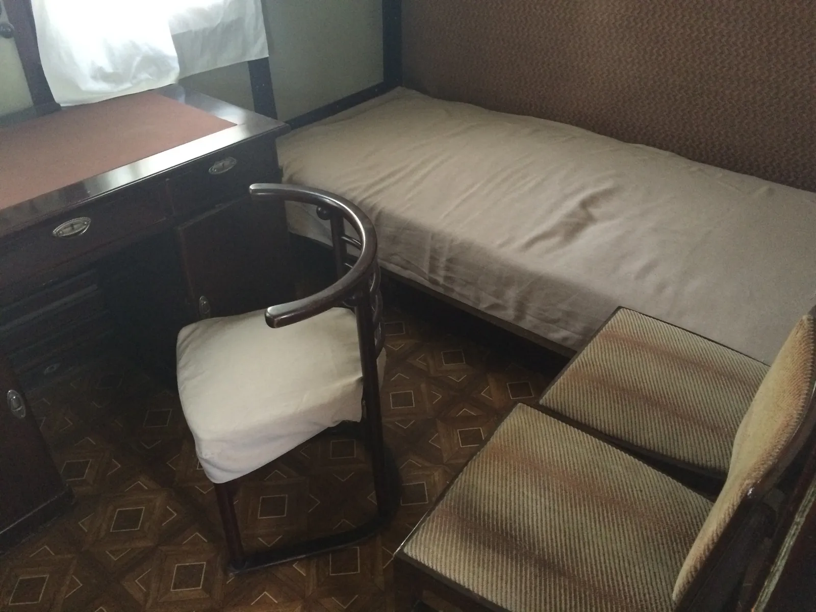 スターリン専用列車の寝室