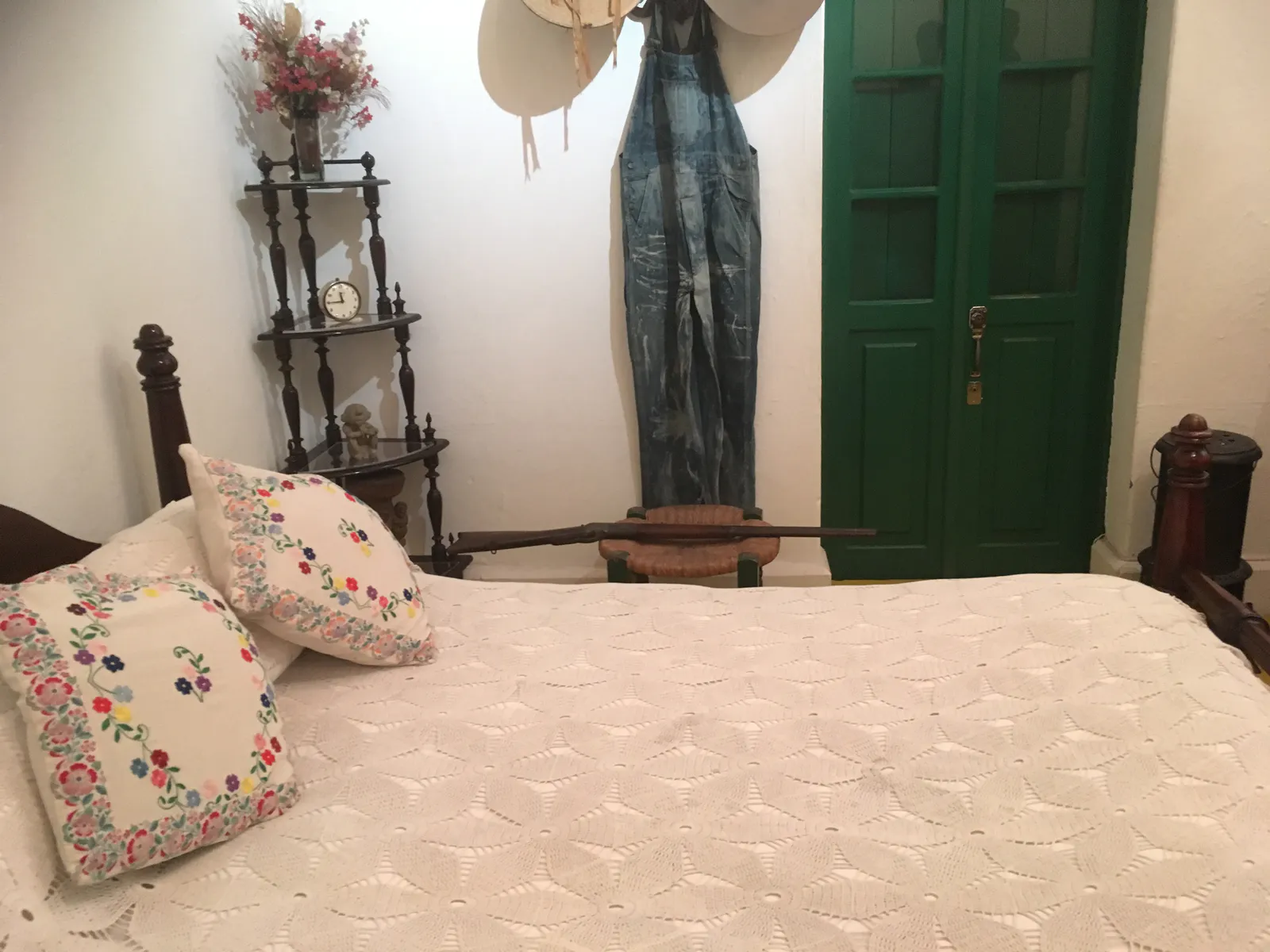 Diego Rivera’s Overalls and Hat in the Bedroom